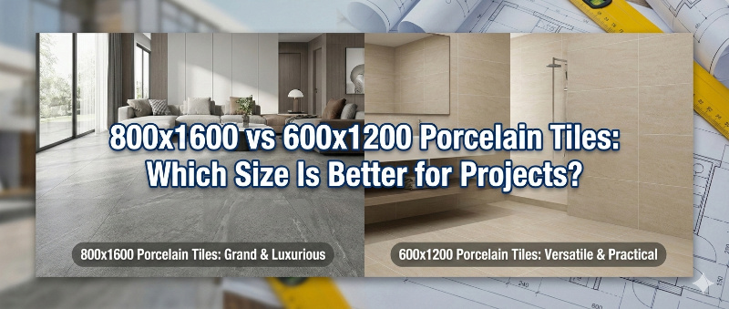 800x1600 vs 600x1200 Porcelain Tiles: Which Size Is Better for Projects