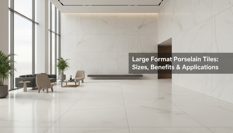 Large Format Porcelain Tiles: Sizes, Benefits & Applications