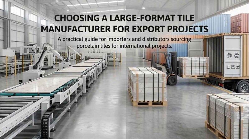 Choosing a Large-Format Tile Manufacturer for Export Projects