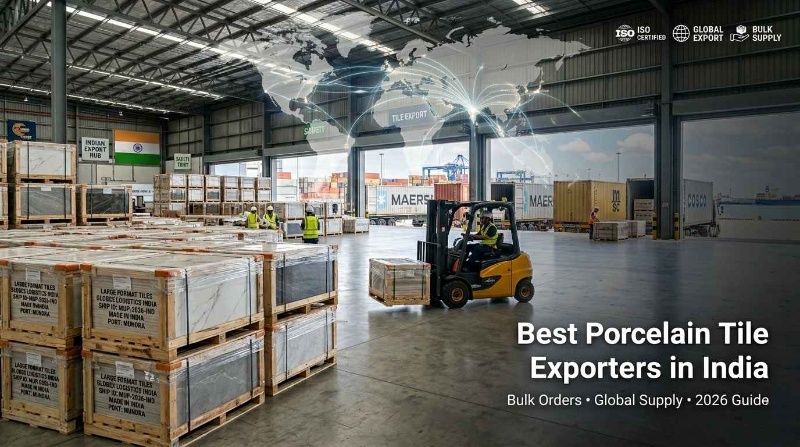 Best Porcelain Tile Exporters in India for Bulk Orders (2026 Guide)