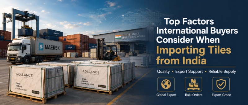 Top Factors International Buyers Consider When Importing Tiles from India